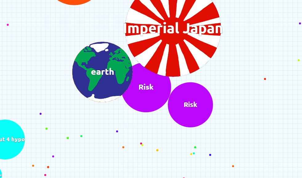 Agario, Artificial Societies, and Risk